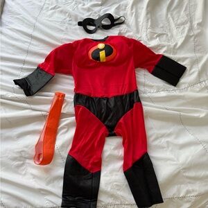 2T Toddler Boy’s Classic Dash Muscle Jumpsuit Incredibles Costume